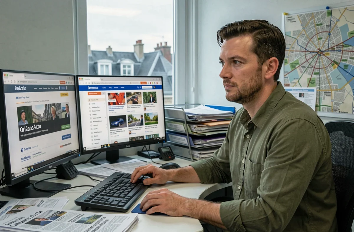 Éditeur de contenu d'OrléansActu gérant un réseau de prestataires pour la création de sites web dans le Loiret